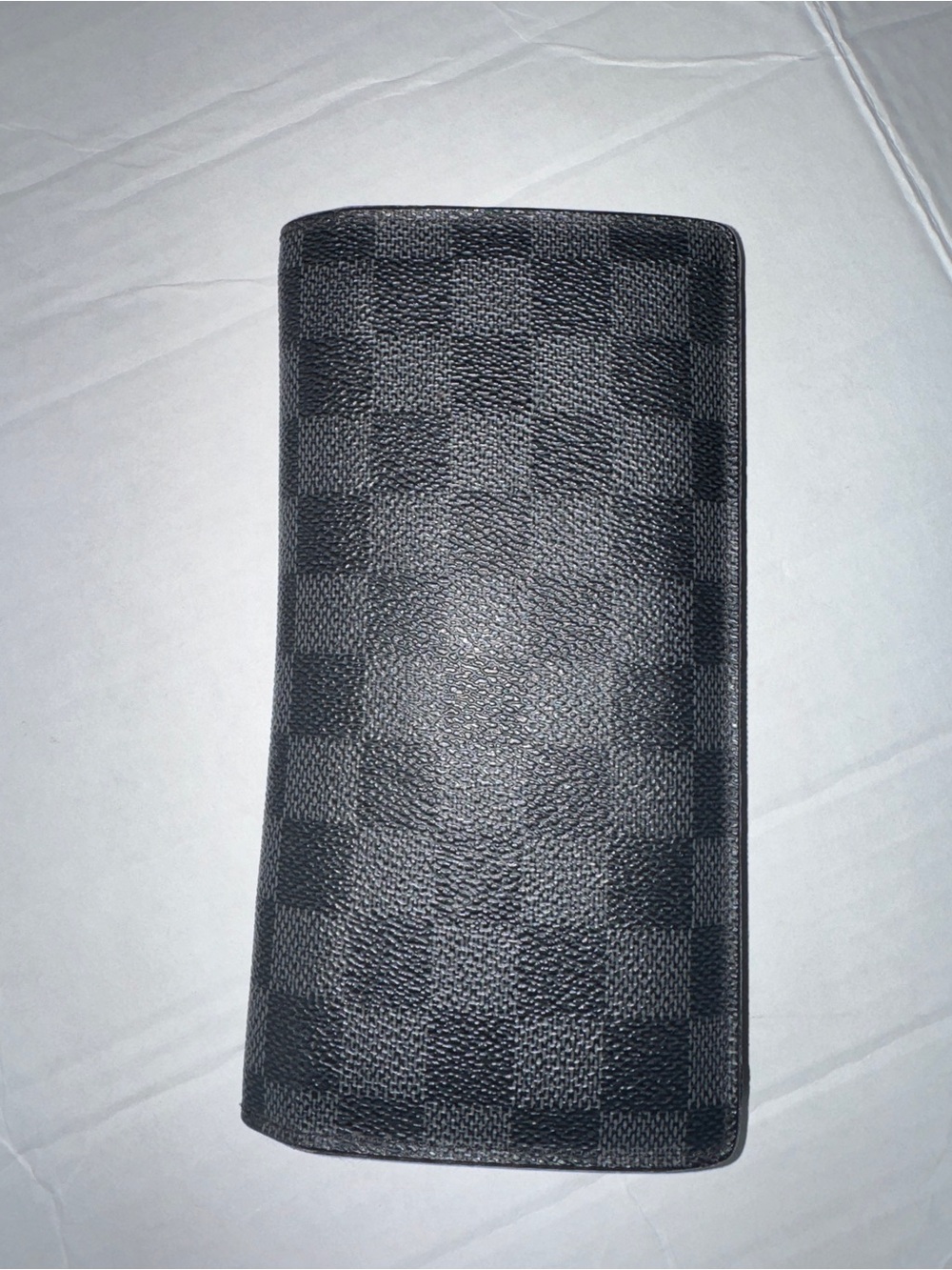Louis Vuitton Damier Graphite Long Card in Black and Dark Gray